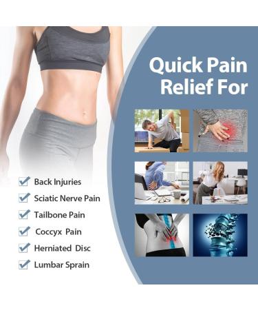 NEWGO Gel Ice Pack 2 Pack for Back Pain Relief - Hot Cold Packs Belt for Injuries, Sciatica, Herniated Disc, Muscle Spasms - Buy Online on GoSupps.com