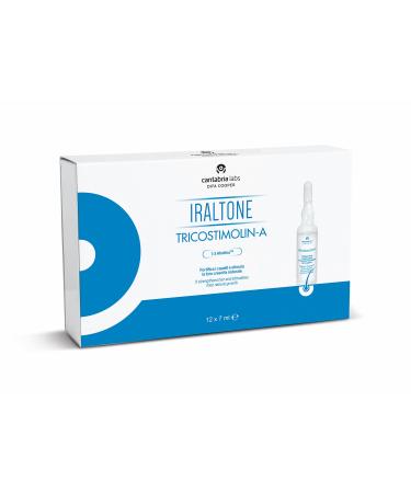 Adenosil Tricostimoline-A Physiological treatment for hair growth 12 ampoules of 7 ml each