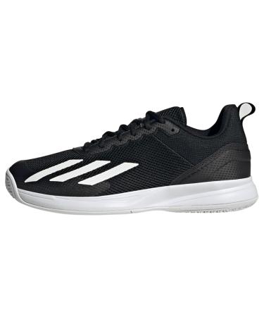 adidas Men's Courtflash Speed Tennis Sneakers 39 1/3 EU Core Black Ftwr White Matte Silver