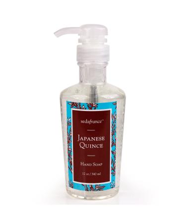 Seda France Classic Toile Liquid Hand Soap  Japanese Quince  12 Ounce quince 12 Ounce (Pack of 1)