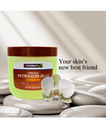 Petroleum Jelly 2-Pack Original and Cocoa Butter 13 Oz Each Skin Protectant Healing Ointment - Buy Online on GoSupps.com