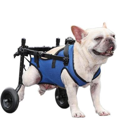 Adjustable Dog Wheelchair for Back Legs Small Dog Wheel-Chair Dog Wheelchair Trolley Disability Dog Wheelchair Back Leg Rehabilitation Aid for Small Dogs X-Small - Buy Online on GoSupps.com