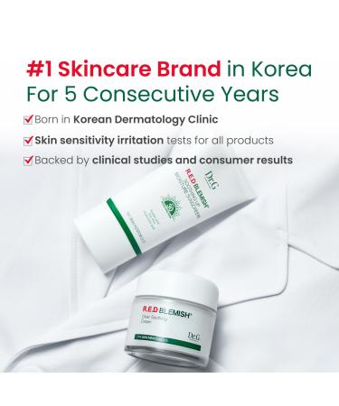 Dr. G R.E.D. Blemish Clear Hyal-Cica Soothing Serum - Korean Skincare - Long-Lasting Hydrating Serum for All Skin Types - Cools Skin Temperature - Hyaluronic Acid & Centella Asiatica - 1.69 fl oz - Buy Online on GoSupps.com