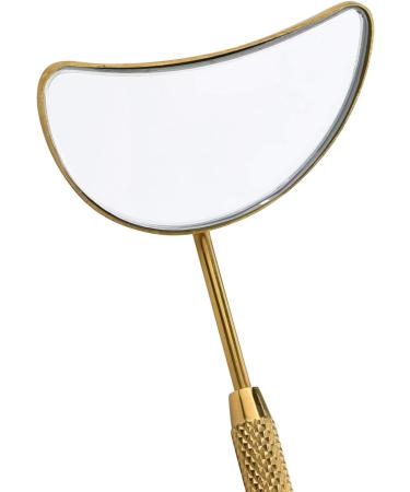 Buy Gold LASH Mirror for Eyelash Extensions | Half Moon Tool for Lash Supplies | Ida Jane - Buy Online on GoSupps.com