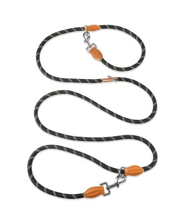 Petcooz dog leash 3m made of robust nylon reflective strong tow lines for medium -sized and large dogs training lines double linen with 2 carabiner 3M reflective - Buy Online on GoSupps.com