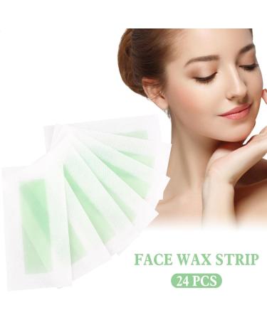 Waxing strips - Non-permanent hair removal for the face mustache and upper lip. Instant strips - Buy Online on GoSupps.com