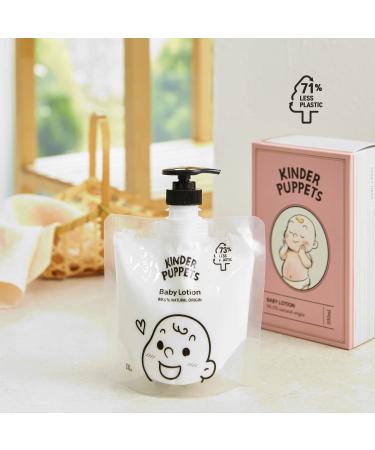Organic Baby Lotion for Dry Sensitive Skin | Fragrance-Free Baby Moisturizer for Face & Body | Kinder Puppets Baby Care Products (4.65 fl. oz.) - Buy Online on GoSupps.com