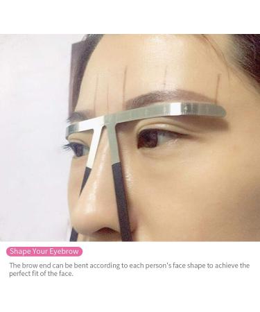 3-Point Eyebrow Ruler Stencils for Permanent Tattooing - Reusable Balance Extension Tool - Buy Online on GoSupps.com