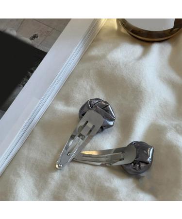 AJTUTUS Girls Hair Clip with Rose Women Kid Hairgrips Rose Headdress Barrettes Flower Shape Sweet 2000s Girls Hairpin - Buy Online on GoSupps.com