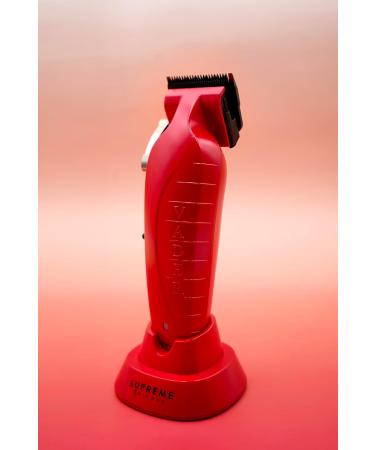 Supreme Trimmer 2-in-1 Vader Clipper & Trimmer Kit | Cordless Beard Trimmer & Clippers Set for Barbers & Home | DLC Coated Blades | Red Kit - International Shipping Available - Buy Online on GoSupps.com