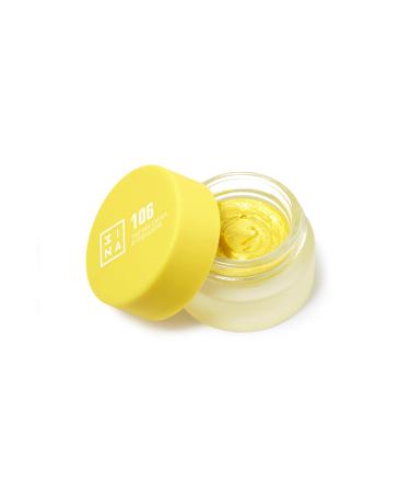 3INA Cruelty Free Makeup - Vegan - Waterproof Glitter Cream Eyeshadow - 24H Long Lasting - Yellow - The Cream Eyeshadow 106