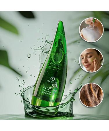 Heaven Dove Aloe Vera Gel for Face Body & Hair Lightweight Unscented Cold Pressed Soothing Hydration in Travel-Friendly Tube Non-Sticky Texture for Everyday Use - Buy Online on GoSupps.com