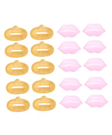 FRCOLOR Moisturizing Lip Mask 20 Pieces Collagen Lip Mask Set Lip Plumper Moisture Exfoliator Lip Care Mask Lip Membrane Random Style