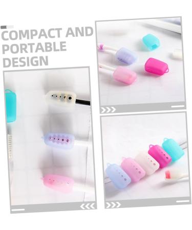 Minkissy 24-Piece Travel Toothbrush Accessories Set | Colorful Toothbrush Hats & Covers | Durable Toothbrush Coats - Perfect for International Shipping - Buy Online on GoSupps.com