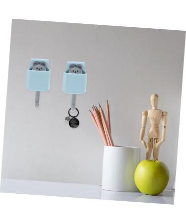 Cabilock 2pcs Punch- Coat Hook Heavy Duty Hangers for Clothes Bedroom Adhesive Hook Child Animal Key - Buy Online on GoSupps.com
