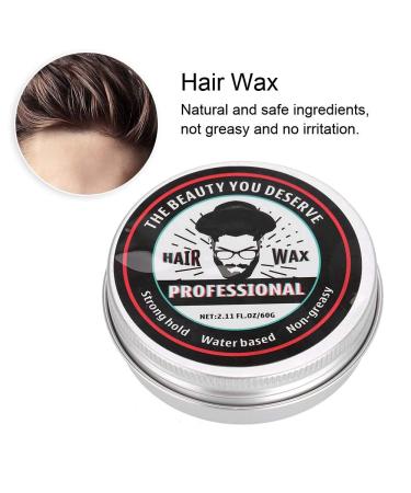Strong Hold Hair Wax - Non-Greasy Hair Styling Clay for All Hair Types - 60g Molding Wax for Modern Hairstyles - Buy Online on GoSupps.com
