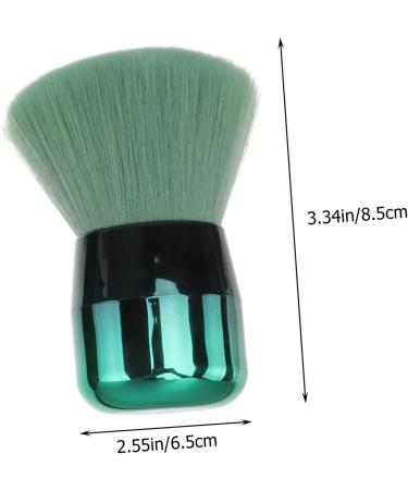 Beaupretty 1pc Makeup Brush Blush Brush Green Powder Makeup Bronzer Brush Make up for Face Blush for Cheeks Mushroom Head Travel Liquid Artificial Fiber 8.5x6.5cm Green - Buy Online on GoSupps.com