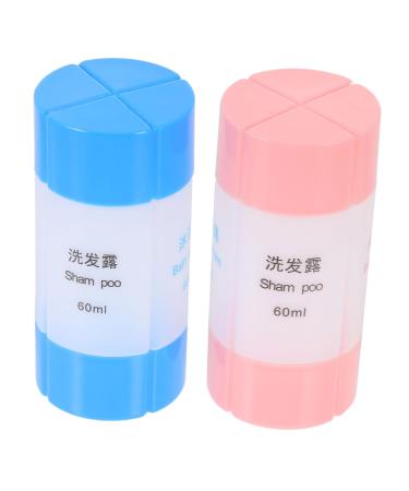 FRCOLOR 3 Sets 4 in 1 bottling Travel Size Toiletries Refillable Bottle 4 in 1 travel bottle travel container Travel Cosmetics Bottle liquid body soap Empty Bottle lotion bottle bracket pp