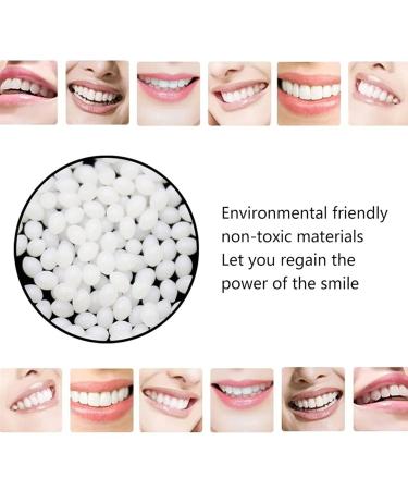 100g Tooth Glue for Make-up Dentures - Temporary Filling for Broken Teeth & Bite - One Size White | International Shipping Available - Buy Online on GoSupps.com
