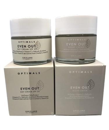 ORIFLAME Optimals Even Out Day Cream SPF20 + Night Cream Set of 2