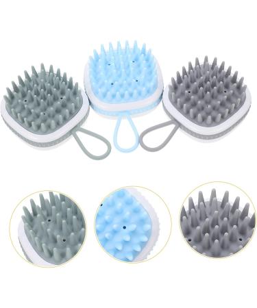 BCOATH 3-Piece Shampoo Brush & Scalp Massager for Kids - Portable Hair Cleaning Massage Device for Children's Head Care - Buy Online on GoSupps.com