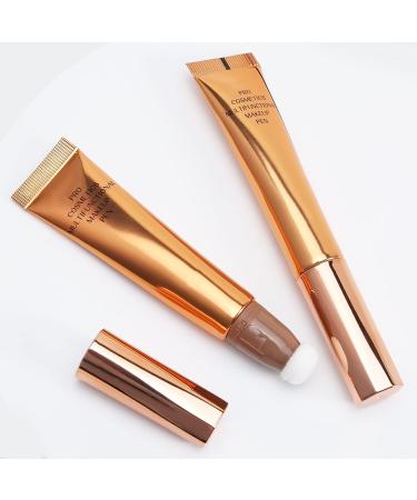 Boobeen Liquid Highlighter with Cushion Applicator - Matte Illuminator for 3D Face Makeup - Brightening & Shaping Cream - Buy Online on GoSupps.com