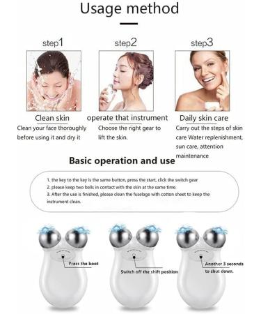 2023 Microcurrent Face Roller: Lift & Tighten Facial Skin, USB Rechargeable & Portable - Buy Online on GoSupps.com