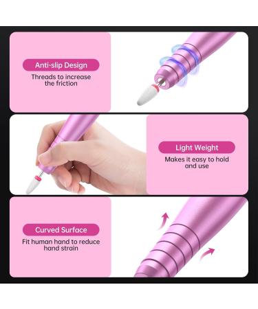 Electric Nail File Nail Drill Gift for Women Professional 25000 RPM Adjustable Speed Electric Manicure and Pedicure Set for Nail Beginners and Professional Salons - Buy Online on GoSupps.com