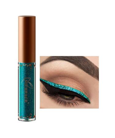 Allbesta Glitter Liquid Eyeliner Eye Shadow Metallic Colors Waterproof Make-Up Shimmer Eye Liner Cosmetics Eye Make Up A9