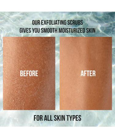 Organic Coconut Oil Scrub Exfoliating Salt Body Scrub Deep Cleansing for Soft Skin Remove Dead Skin Cells Great for Toning Skin Acne Stretch Marks Cellulite Bump Eraser Natural Skincare Exfoliant Coconut scrub - Buy Online on GoSupps.com