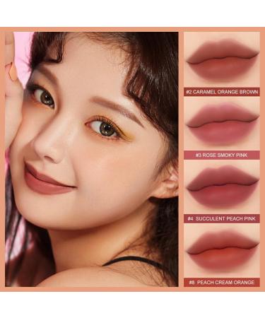 dijuidy Matte Lip Gloss Waterproof Smooth Lipstick Portable Travel Bag Beauty Makeup Removable for Women Girls Ladies Type 9 - Buy Online on GoSupps.com