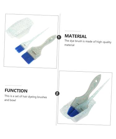 Beaupretty Hair Coloring Brush Set - 2PCS Accessories for Hair & Beard Dye | Color Tools for Home Use - 19x5.8cm Blue - Buy Online on GoSupps.com