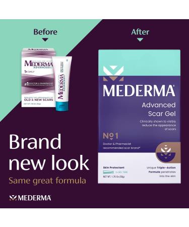 Mederma Advanced Scar Gel 1.76 oz - Best Scar Treatment & Healing Solution - Buy Online on GoSupps.com