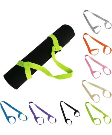 ZHOUBA Adjustable Yoga Mat Strap - Elastic Belt Holder for Easy Carry - Fitness Accessory in Beige - Buy Online on GoSupps.com