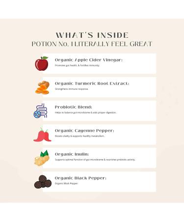 Gut Health Support Capsules with Apple Cider Vinegar, Probiotics, Turmeric, and Cayenne Pepper - 30 Capsules - Buy Online on GoSupps.com