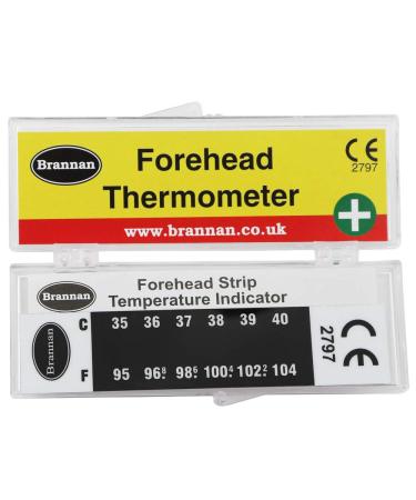 Forehead Thermometer Temperature Indicator Strip with Protective Case - The Easiest Temperature Thermometer to Use Baby Kids Adults