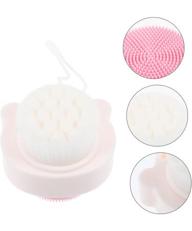Healeved Soft Bristle Facial Cleansing Brush Bath Brush Face Brush Cleanse Exfoliator Silicone Brush Shower Brush for Body Face Exfoliation Brush Exfoliating Brush Silicone Bath Scrubber - Buy Online on GoSupps.com