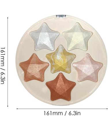 Cheek Highlighter - Waterproof Long-lasting Glitter Highlighter Contouring Highlighting Powder for Shopping Dating Traveling Home Working Gathering Xiaguang 01 - Buy Online on GoSupps.com