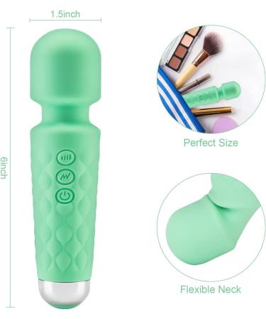 Quiet Waterproof Neck Shoulder Back Body Massager 6 inches Green - Ideal for Sports Recovery and Muscle Aches - Buy Online on GoSupps.com