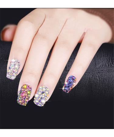 500 Pieces SS30 6mm Flatback Rhinestones AB Clear - Premium Nail Art & DIY Crafts Gems for Clothes Shoes & Bags - Buy Online on GoSupps.com