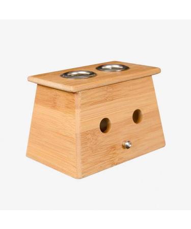 Buy ZHONGJIUYUAN Bamboo Moxa Moxibustion Box Holder (2 Holes) + 10 Moxa Sticks - Premium Quality for Effective Pain Relief - Ships Internationally - Buy Online on GoSupps.com