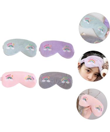 FRCOLOR Rainbow Eye Masks - 4pcs Children & Adults Eye Blindfolds for Sleeping & Head Wraps - Buy Online on GoSupps.com