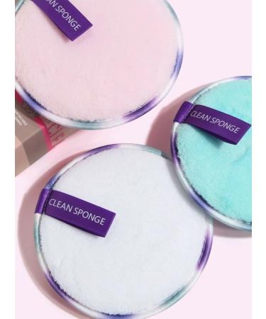 Make-Up Removal Pads | 3-Pack Eco-Friendly Puff for Effortless Cleansing - Buy Online on GoSupps.com