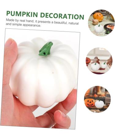 Garneck 24 Pcs Foamy White Pumpkin Halloween Decoration Halloween Prop Pumpkin Decorations Fake Pumpkin Simulation Pumpkin Halloween Pumpkin Photography Prop Artificial Supplies Whitex4pcs 8.5x7.5cmx4pcs - Buy Online on GoSupps.com