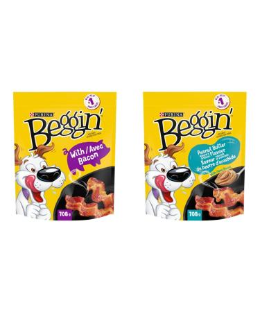 Beggin' Strips Dog Treats and Beggin' Collisions (Peanut Butter) Dog Treats