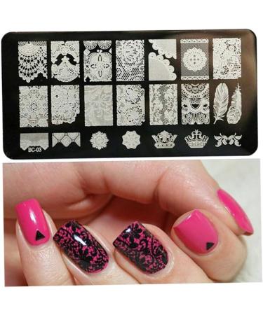 Beaupretty Nail Stamping Plates Tools nail art tool decorating tools nails tools manicure tools nail tools for nail art para u as nail polish tools Nail Stamping s peg board steel Nails - Buy Online on GoSupps.com