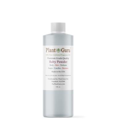 Baby Powder Fragrance Oil 8 fl. oz. Scented Oil for DIY Soap Making Candles Bath Bombs Body Butters. Used in Aromatherapy Diffusers Burners and Warmers. Great Addition to Lotions and Creams.