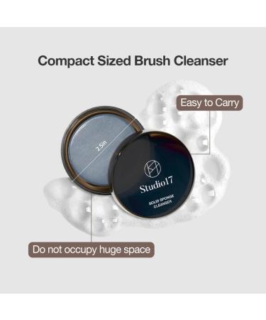 Solid Makeup Brush Cleaner - 300+ Uses | Charcoal Included | Compact & Convenient for Brushes & Puffs - Perfect for Global Shipping - Buy Online on GoSupps.com