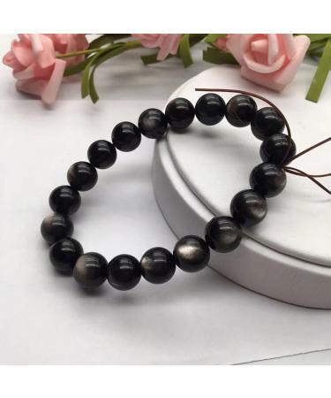 Feng Shui Black Obsidian Wealth Bracelet | Crystal Healing Jewelry for Men & Women | Perfect Gift - Buy Online on GoSupps.com