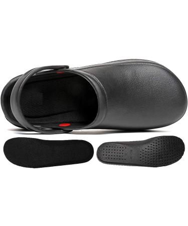 Baiderly Unisex Water Resistant Safty Work Shoes - Non Slip Kitchen Chef Clogs - Buy Online on GoSupps.com